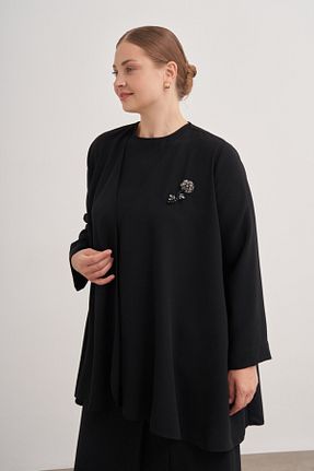 بلوز حجاب مشکی زنانه پلی اورتان Aker - کد 860853346