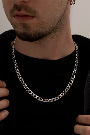 گردنبند استیل ( فولاد ) متالیک زنانه استیل (فولاد) vogutima - کد 874074015