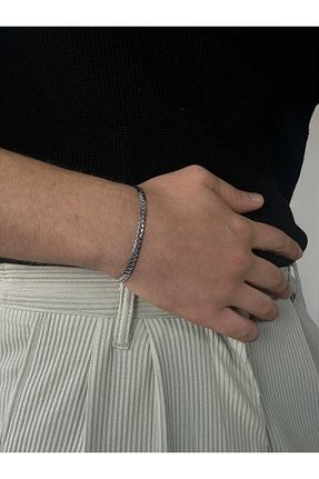 دستبند استیل (فولاد) متالیک زنانه استیل ضد زنگ Arvens - کد 874080071
