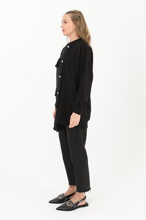 تونیک مشکی زنانه بافتنی Puane - کد 874087025