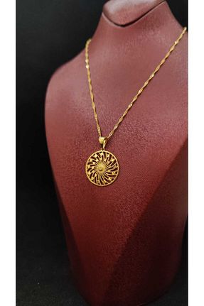 گردنبند طلا زرد زنانه 22 عیار kuyumcu nurettin - کد 754922438