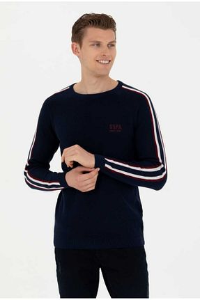 پلیور سرمه ای مردانه اسلیم U.S. Polo Assn. - کد 874094142