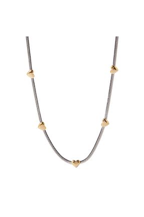 گردنبند استیل ( فولاد ) رنگی استیل ضد زنگ Parfois - کد 874130098