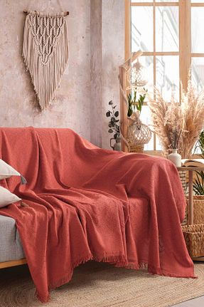 کاور مبل نارنجی پنبه Cotanique - کد 874236579