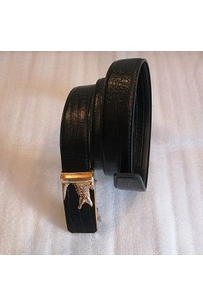 کمربند مشکی زنانه چرم مصنوعی Butik Tülin - کد 874167532