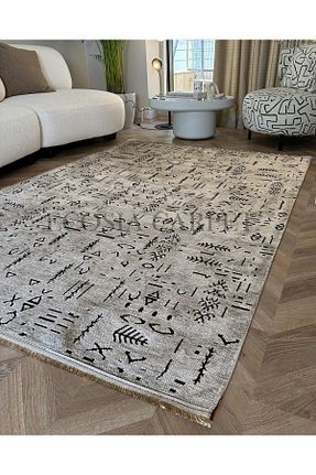 گلیم قهوه ای پنبه ای Ecosıa - کد 856164684