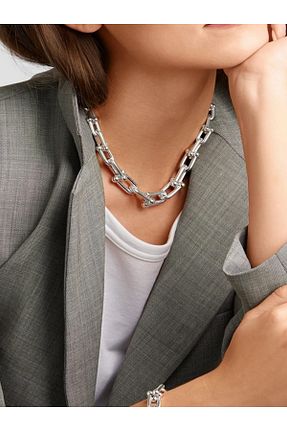 گردنبند جواهر طوسی زنانه فلزی Shisa Jewel - کد 874167205