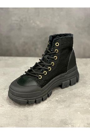بوت / نیم بوت مشکی زنانه پارچه ای Guja - کد 874174007