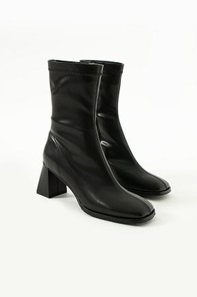 بوت / نیم بوت مشکی زنانه پلی اورتان DUXAL SHOES - کد 861310403