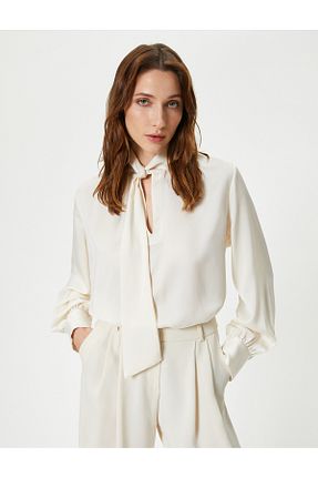 بلوز نباتی زنانه ساده Koton - کد 815023213