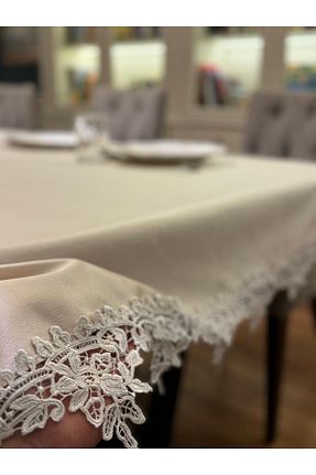 رومیزی بژ پلی استر Benna Atelier - کد 874346020