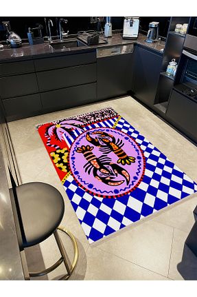 فرش رنگی قابل شستشو Rugs Modern Halı - کد 874191025