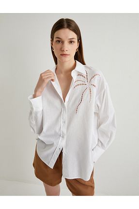 پیراهن نباتی زنانه اورسایز Koton - کد 824401714
