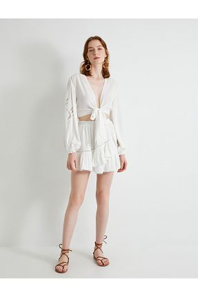 بلوز نباتی زنانه گلدار Koton - کد 829768040