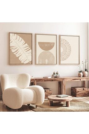 تابلو قهوه ای چوب Dekorsiahome - کد 874203477