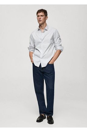 پیراهن خاکی مردانه اسلیم MANGO Man - کد 859866917