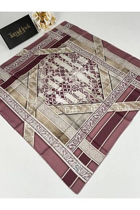 روسری طوسی 90 x 90 Levidor - کد 874204079