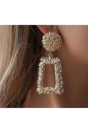 گوشواره جواهر زرد Dgt Luxury - کد 874226441