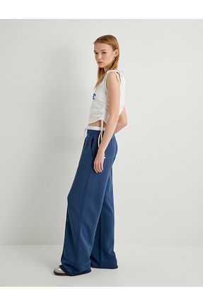 شلوار کرمگن سرمه ای زنانه Relaxed Koton - کد 830571548