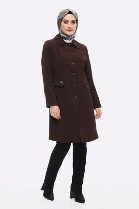 کت حجاب قهوه ای زنانه رگولار Setrms - کد 874256303