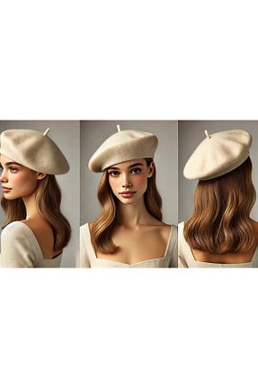 کلاه نباتی زنانه نمد Ermas - کد 874271872