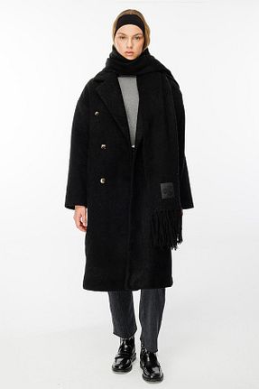 شال گردن مشکی زنانه Şardonlu Hooopstore - کد 874369793