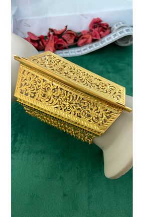 دستبند نقره زرد زنانه 925 عیار Midyat Artuklu Gümüşçülük - کد 874372420