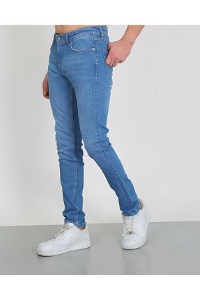 شلوار جین آبی مردانه پاچه تنگ Twister Jeans - کد 874376643