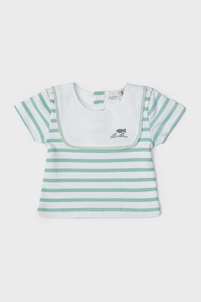 بادی قرمز بچه گانه یقه نوزاد Layette - کد 824328440