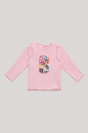 تیشرت صورتی بچه گانه رگولار GB Baby - کد 850259170