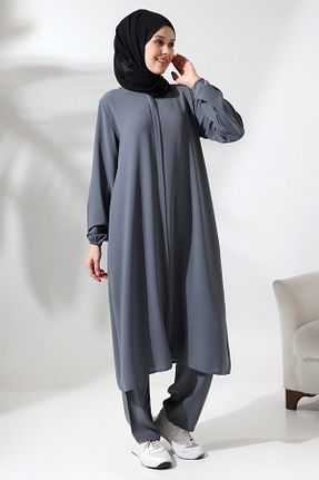 لباس حجاب طوسی زنانه اورسایز ihvanonline - کد 806449236