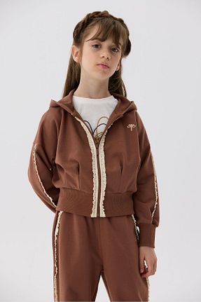 ست گرمکن قهوه ای بچه گانه %100 پنبه Tyess - کد 848455436