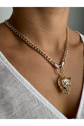گردنبند جواهر طلائی زنانه زیرکن HERCY - کد 778495486