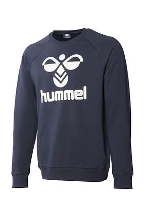 سوئیشرت اسپرت سرمه ای مردانه رگولار hummel - کد 161909595