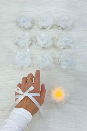 عقد و عروسی و حنابندان سفید ZEYMERADE - کد 874401598