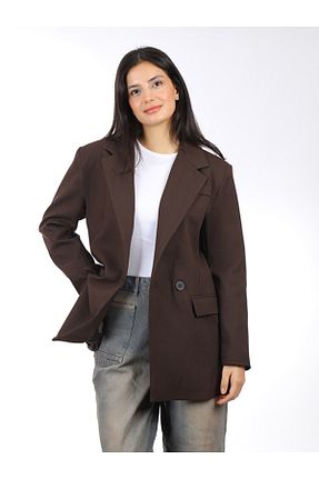 کت بلیزر قهوه ای زنانه بافتنی balsamo - کد 874461054