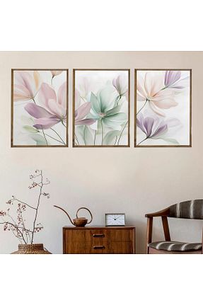 تابلو قهوه ای چوب Dekorsiahome - کد 874584947
