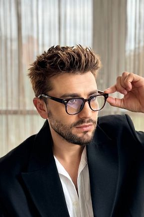 عینک محافظ نور آبی سفید مردانه پلاستیک By Harmony - کد 869015900
