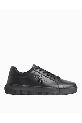 کفش اسنیکر مشکی مردانه چرم اصل Calvin Klein - کد 760128549