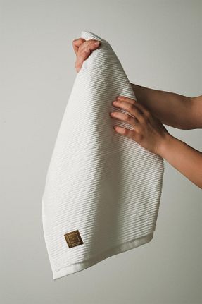 حوله سفید پنبه ای COTTONMANIA - کد 874595251