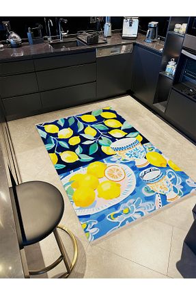 فرش رنگی قابل شستشو Rugs Modern Halı - کد 874611127