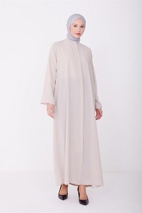 کلاه و ابایا بژ زنانه جین Armine - کد 789061338
