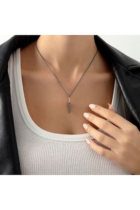 گردنبند نقره مشکی زنانه 925 عیار Ronada Diamond - کد 874629135
