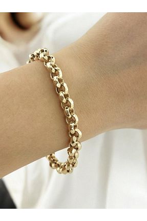 دستبند طلا طلائی زنانه 14 عیار Altınbeyi - کد 874727353