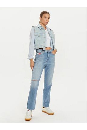 شلوار جین متالیک مردانه پاچه لوله تفنگی Tommy Hilfiger - کد 874731389