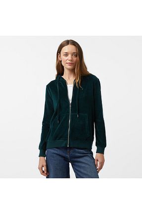 سوئیشرت سبز زنانه ساده Nautica - کد 874743296