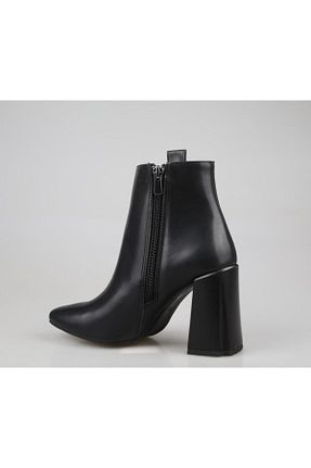بوت / نیم بوت مشکی زنانه پاشنه پر MİSS PARK MODA - کد 874777354