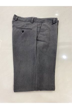 شلوار طوسی مردانه مخمل DostumGiyim - کد 474630317