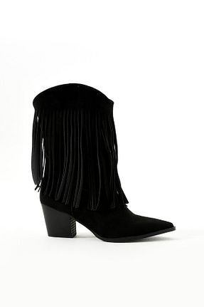 چکمه مشکی زنانه جیر Gökçe Shoes - کد 874775011