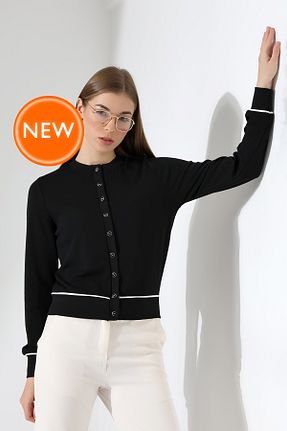 رویه مشکی زنانه مخلوط ویسکون Şiir - کد 874786685